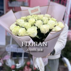 23 білих троянд - Фото 2