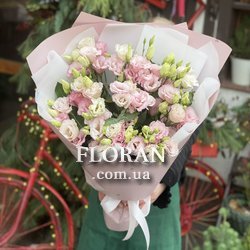 Bouquet of eustoma - Photo 4