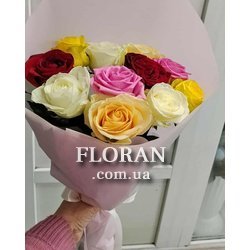Квіти 11 троянд - Фото 5