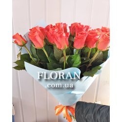 Букет оранжевых цветов - Фото 1