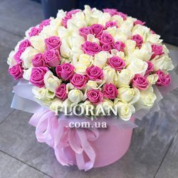 Flowers in a box for a wedding - Photo 1