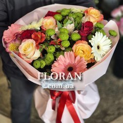 Летний букет цветов - Фото 1