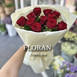 Букет из 11 красных роз - Фото 6