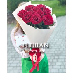 Простой букет из роз - Фото 7