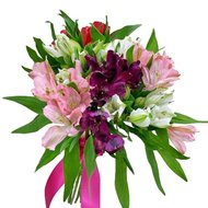 Альстромерія букет із 7 штук