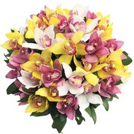 Великий букет орхідей