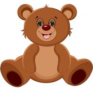 Великий плюшевий ведмедик