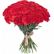 Букет з червоних гвоздик