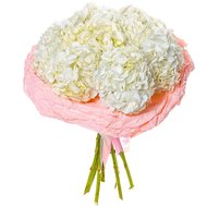 Букет із білою гортензією