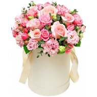 Букет в капелюшній коробці