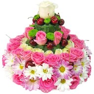 Квітковий торт