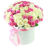 Квіти в коробці на весілля