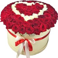 Красиві букети з серцем