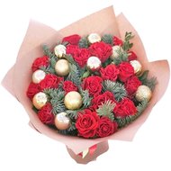 Новорічні букети квітів