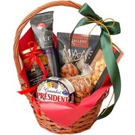 Gift set in the basket