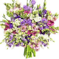 Великий букет з еустоми