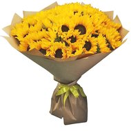 Великий букет соняшників
