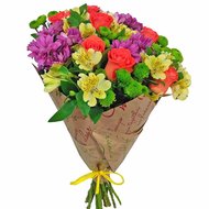 Букет цветов на День рождения маме