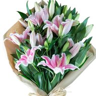 Букет із 5 лілій