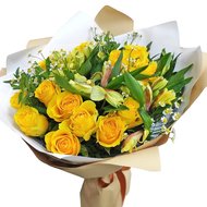 Букет из желтых цветов
