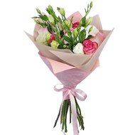 Unusual bouquet for a girl