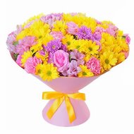 Яскравий букет квітів