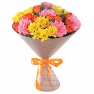 Bright bouquet for a girl
