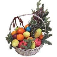 Фруктовий кошик на Новий рік