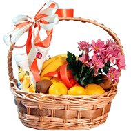 Фруктово-квітковий кошик
