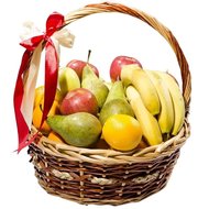 Фруктовий подарунок у кошику