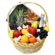 Fruit and candy basket