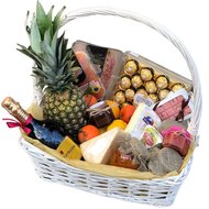 Мужская корзина с алкоголем - код товара FL-1936.