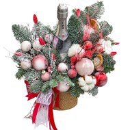 Оригинальная новогодняя композиция