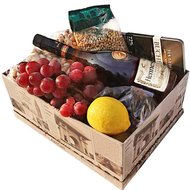 Подарочная коробка с коньяком - код товара FL-1941.