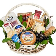 Gift set in the basket