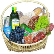 Подарок мужчине в корзине - код товара FL-1945.