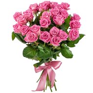Букет из 25 розовых роз