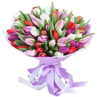 Букет різних тюльпанів