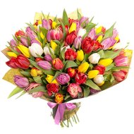 Букет тюльпанів для мами