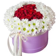 Коробка квітів для коханої