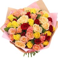 Осенний букет роз