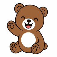 Мишка коричневый