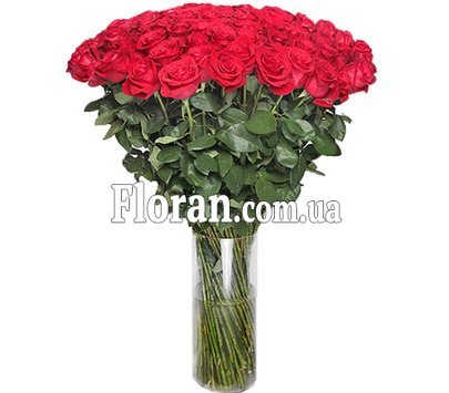 101 роза 100 см