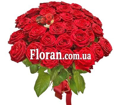 35 красных роз