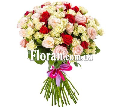 35 кустовых роз