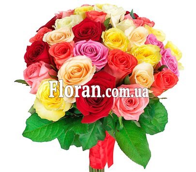Букет троянд різного кольору