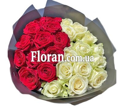 Красивий букет троянд