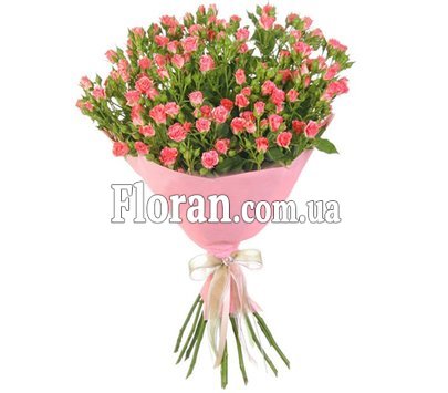 Дрібні рожеві троянди