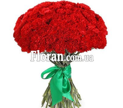 Большой букет из гвоздик