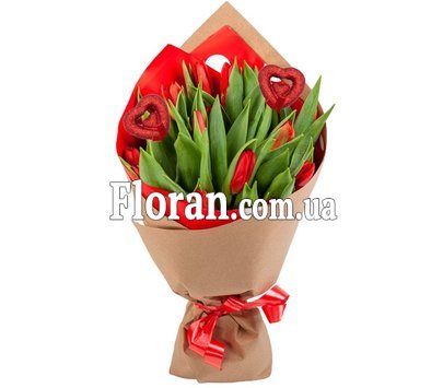 Букет квітів на день Святого Валентина